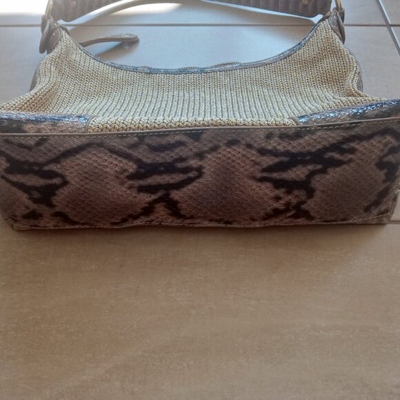 THE SAK ANIMAL PRINT WITH GOLD THREAD HOBO BAG - Picture 4 of 13